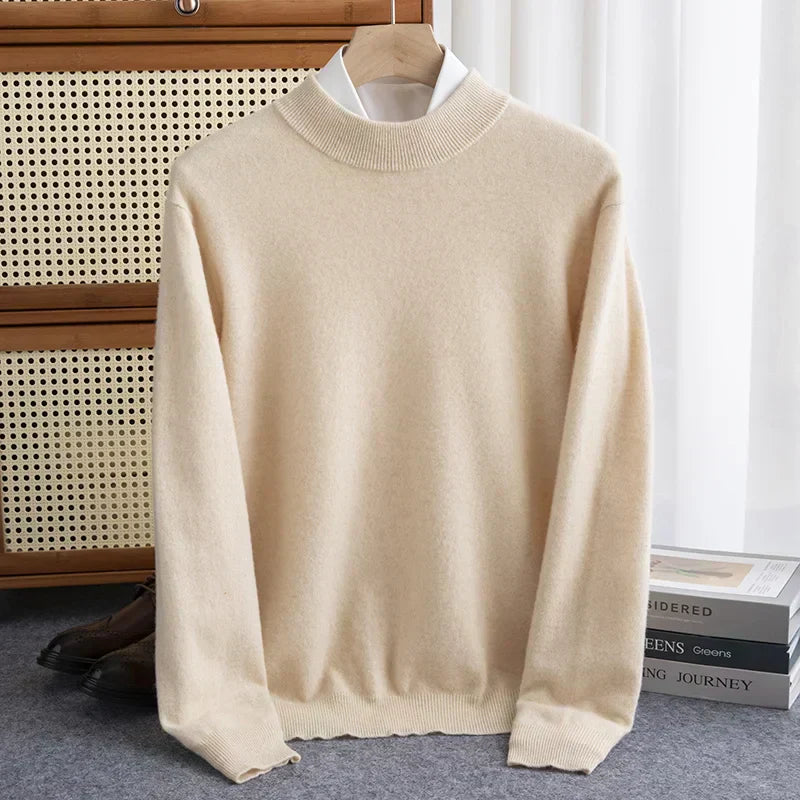 Classic Crew Neck Wool Pullover