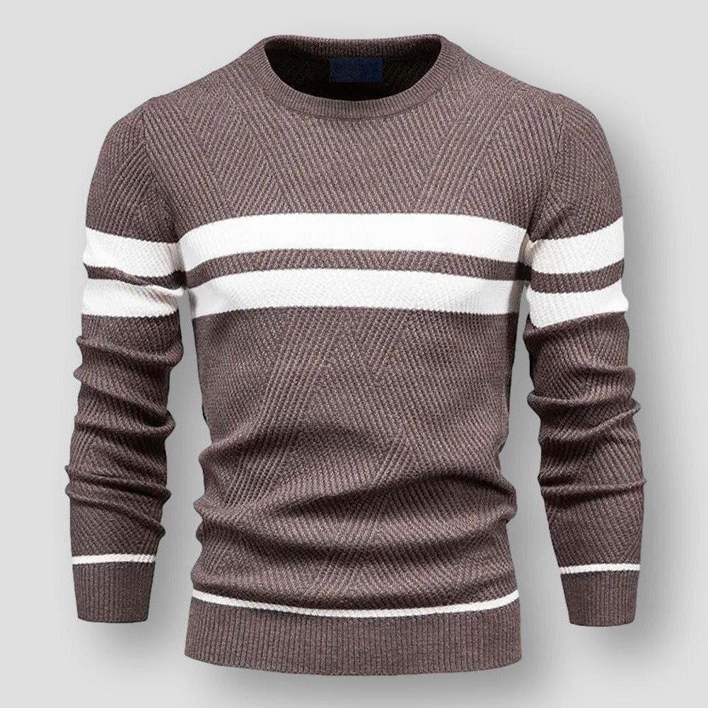 Stylish and comfortable Dundeve jumper with cosy stripes