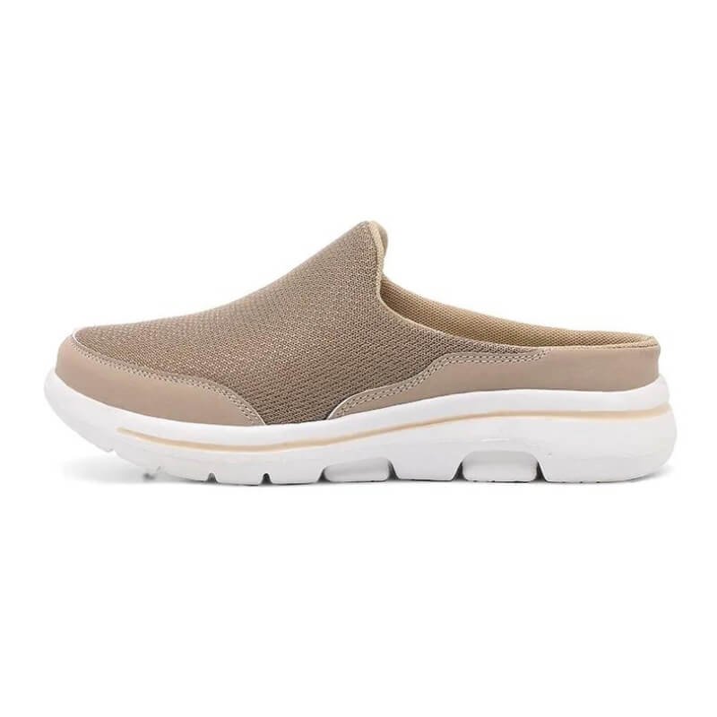 Flex Slipper - Comfort Orthopaedic Mule Beige