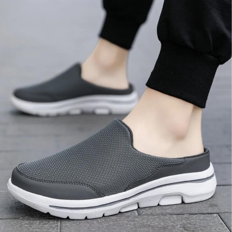 Flex Slipper - Comfort Orthopaedic Mule Gray