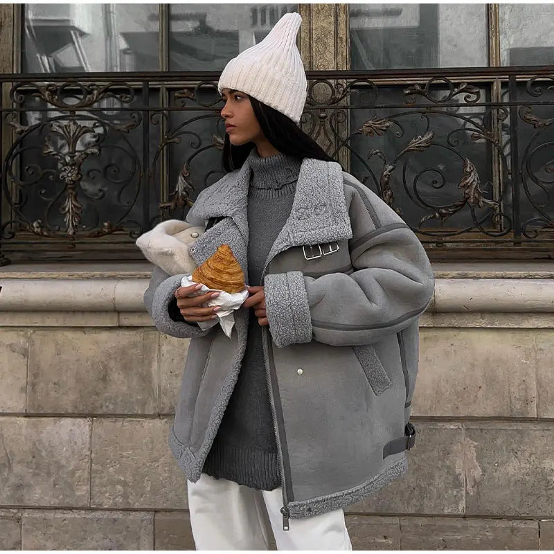 Women’s Fashion Spring Coat – Maja Soft Outerwear for Transitional Seasons
