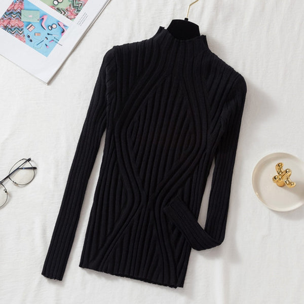 Classic Cozy Knit Winter Sweater for Women