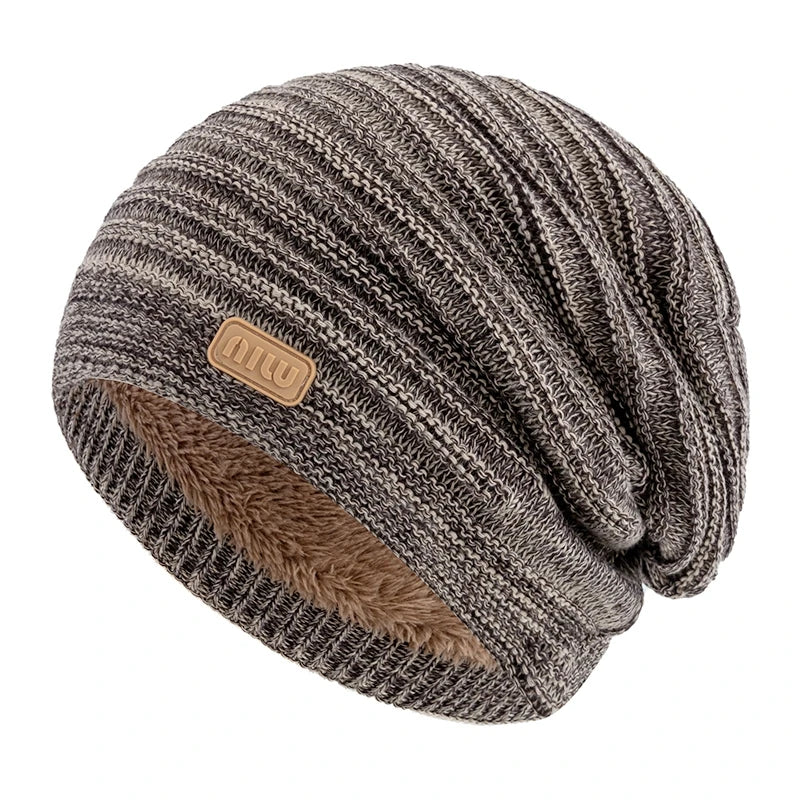 Casual Stripe Warm Winter Hat
