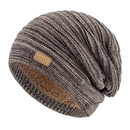 Casual Stripe Warm Winter Hat