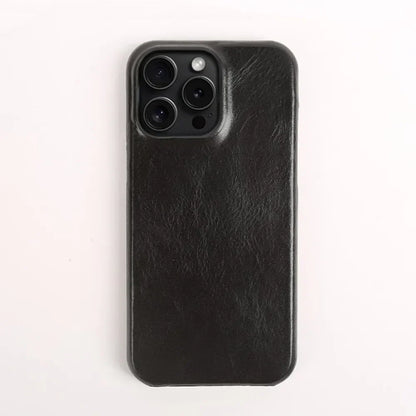 Premium Leather iPhone Cover Genuine Handmade