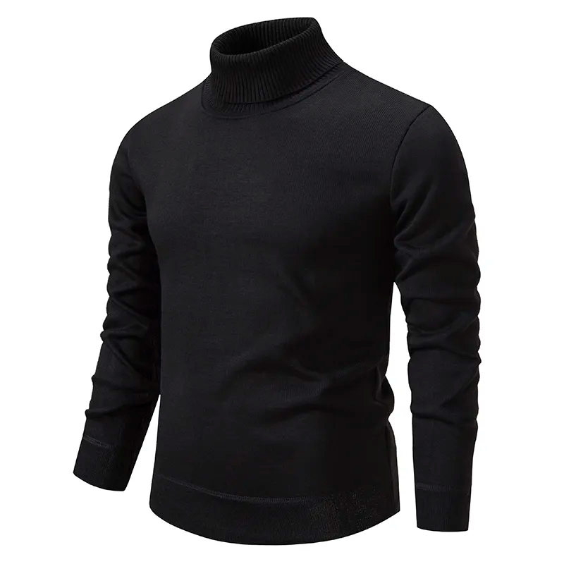 Men’s Cotton Turtleneck Jumper – Premium Knitwear for Autumn