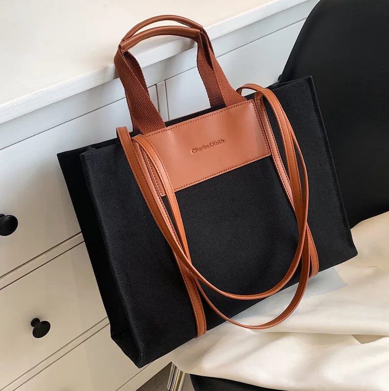 Practical Everyday Canvas Tote Bag - BritishElegance