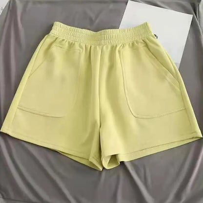 Relaxed Fit High-Waist Summer Shorts