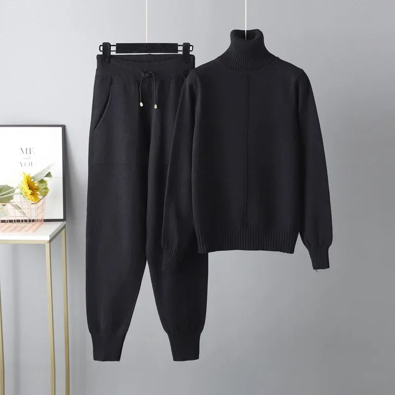 Cozy Women's 2-Piece Knit Outfit