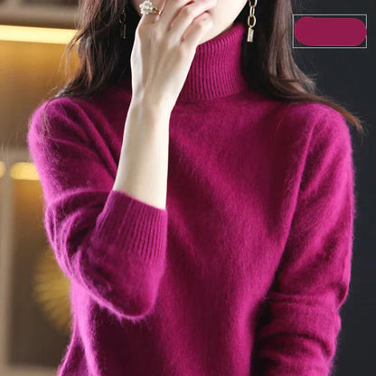 Luxury Soft Cashmere Crew Neck Winter Sweater