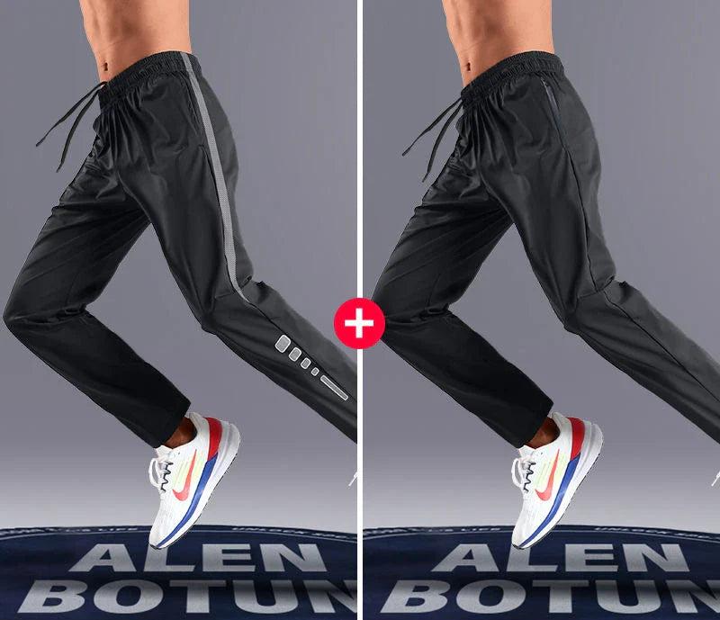 Breathable Athletic Men's Dry Fit Straight Leg Pants