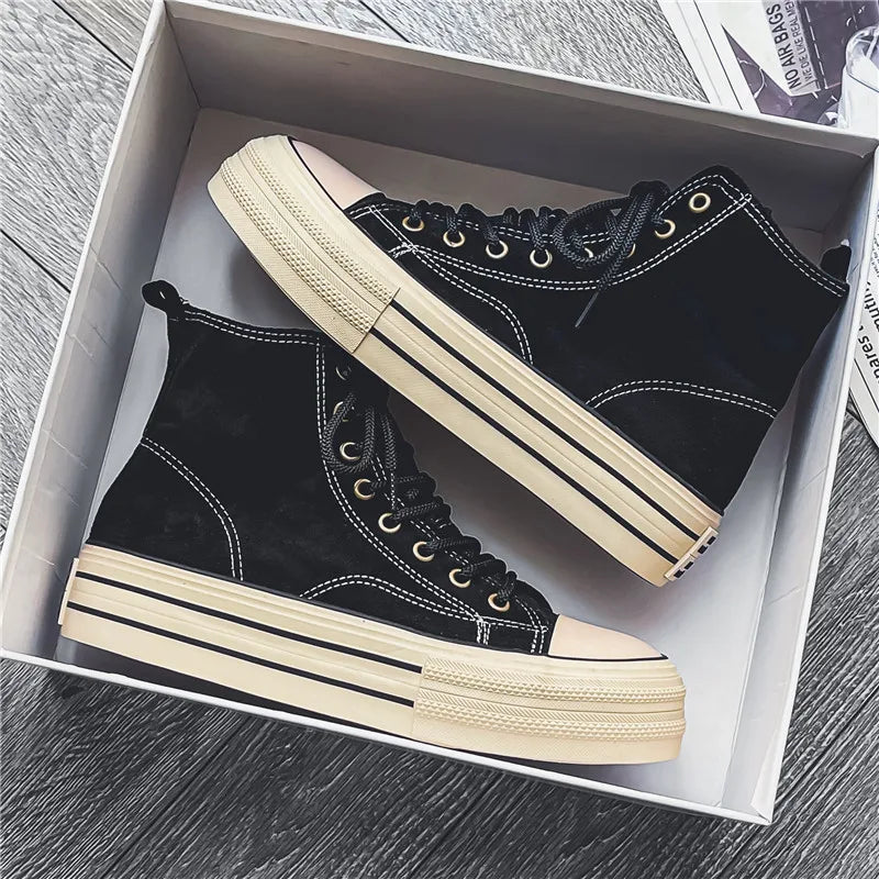 Sam – Unisex Black Ankle Boots | Comfortable Faux Suede
