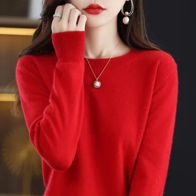 Soft Women's Pure Wool Winter Sweater