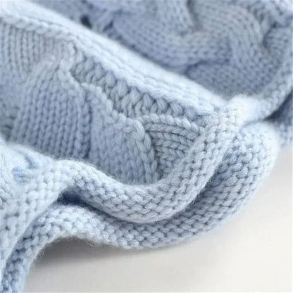 BETTINA - turtleneck sweater with cable knit pattern