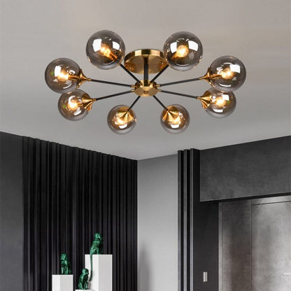 Elegant Green Glass Pendant Light - BritishElegance