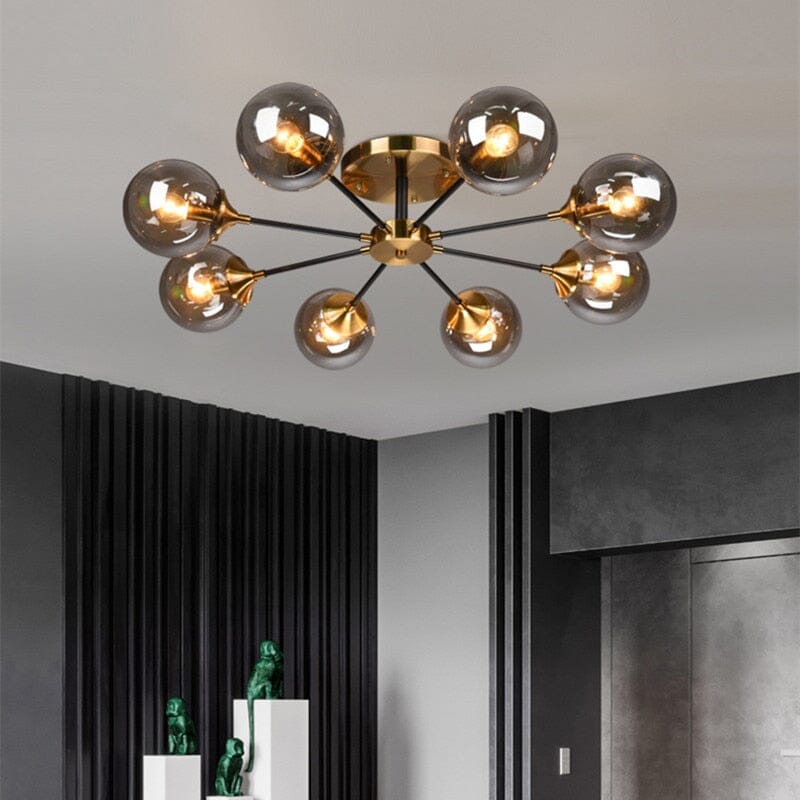 Elegant Green Glass Pendant Light