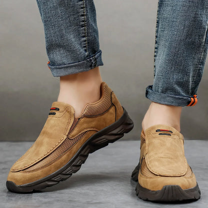 Breathable Leather Sneakers