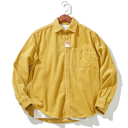Warm Corduroy Mens Jacket – Fitted Winter Coat
