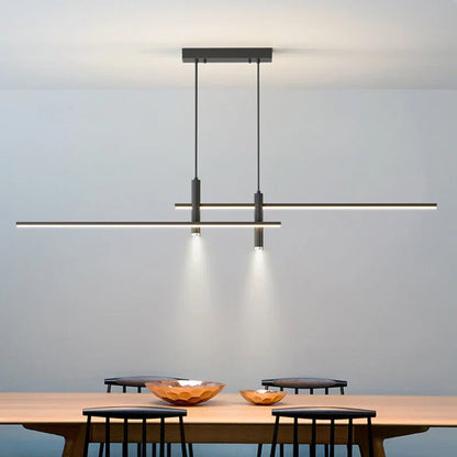 Chic Minimalist LED Hanging Light for Kitchen Dining - BritishElegance