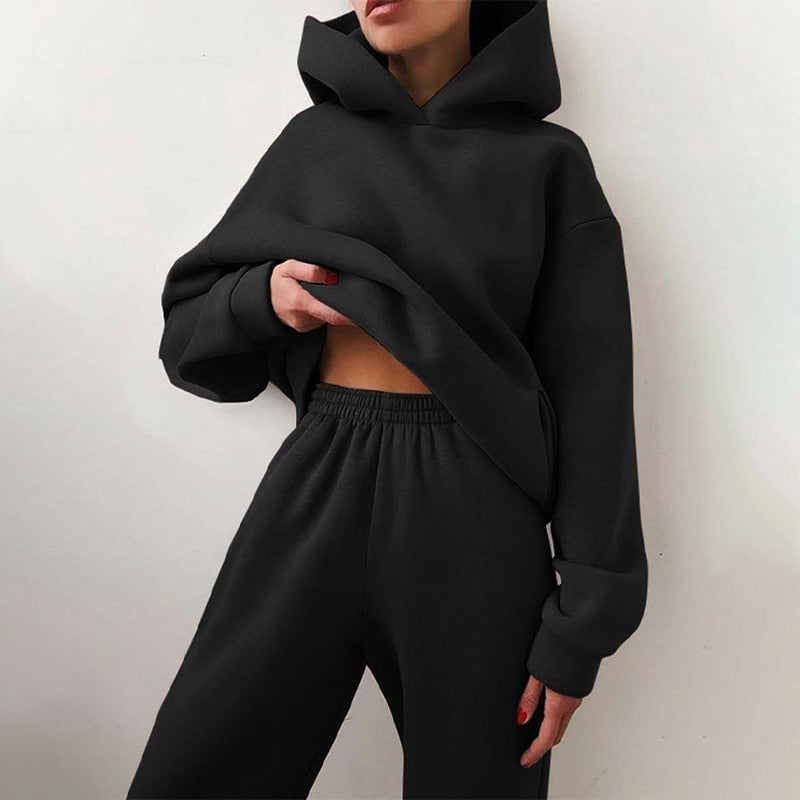Comfy Women's Casual Hoodie Sweatpants Set