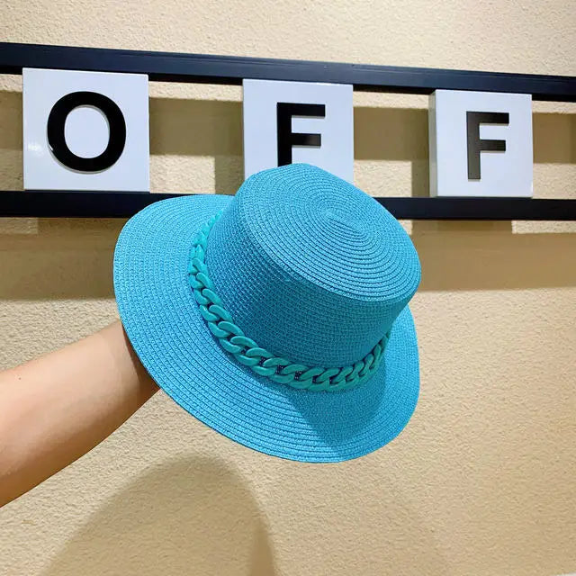 Classic Wide Brim Sun Straw Hat