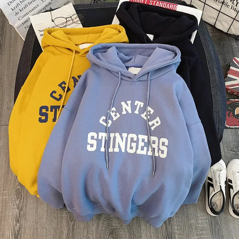 Warm Fleece Women's Hooded Sweatshirt - BritishElegance