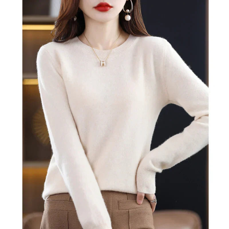 Warm Cozy Cashmere Blend Winter Sweater