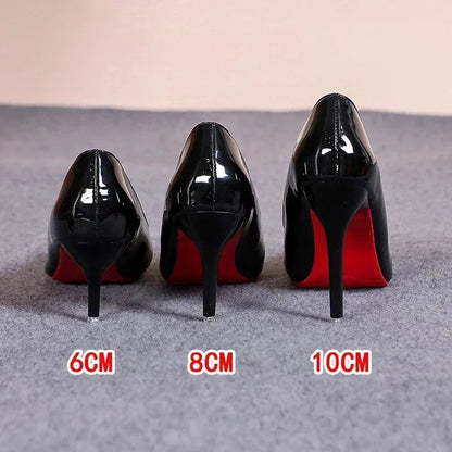 Luxury High Heel Red Shoes for Women - BritishElegance