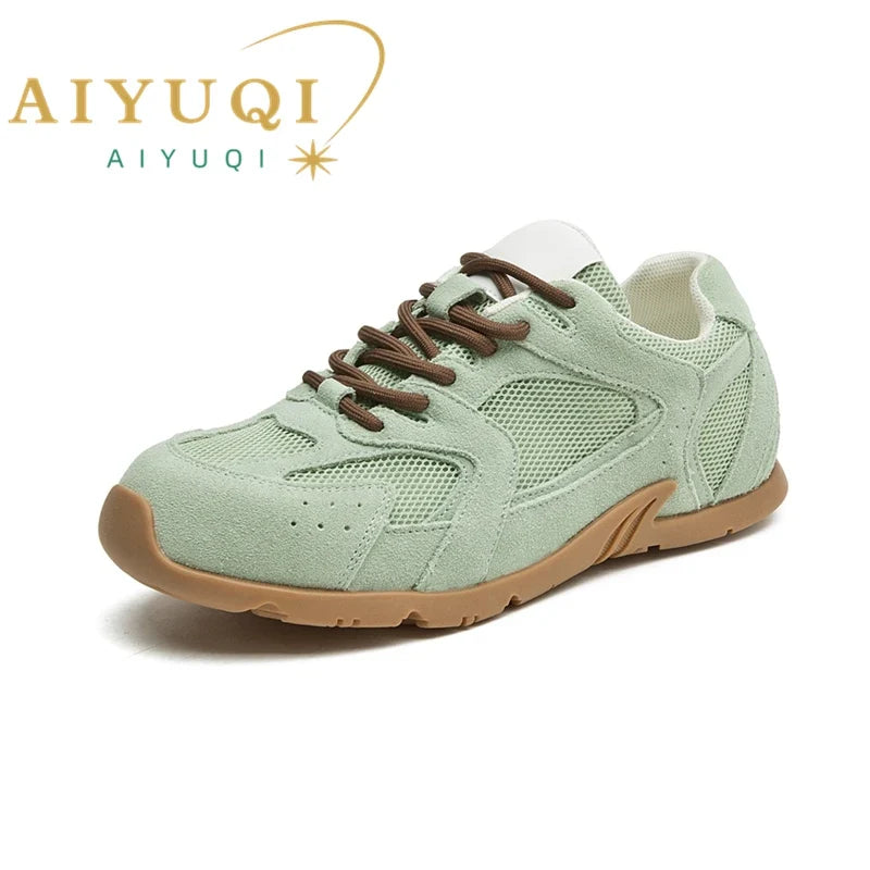 Classic Leather Vintage Sneakers for Women
