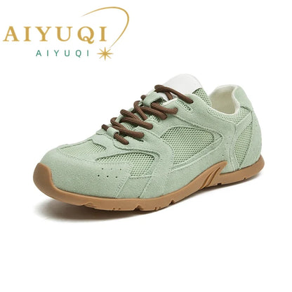 Classic Leather Vintage Sneakers for Women