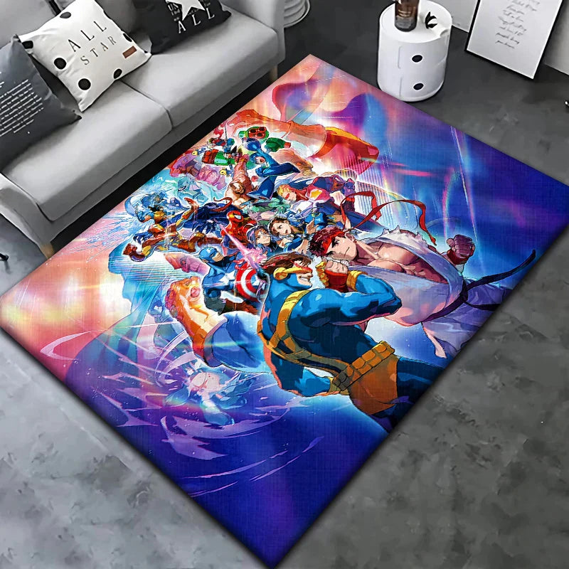 Colorful Kids Rug Soft Playroom Carpet for Bedrooms