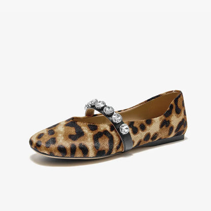 Classic Spotted Slip On Shoes