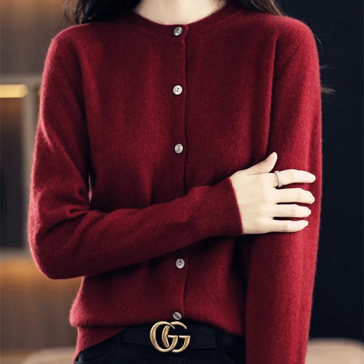 Cozy Cashmere Open Front Cardigan for Women