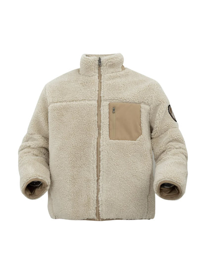 Large Plush Fleece Coat for Men