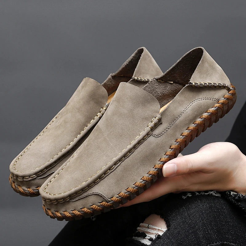 Bennett | Leather Loafers – Handmade Slip-On Shoes with Cushioned Comfort