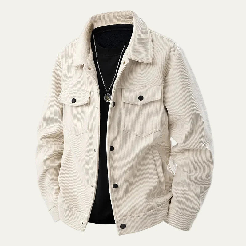 Men’s Wide Wale Corduroy Trucker Shacket