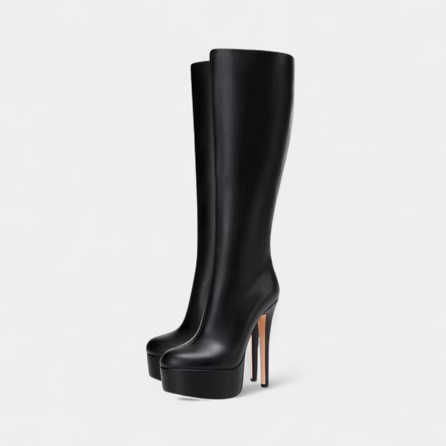 Tall Women's High Heel Boots - Chic Knee High Style - BritishElegance