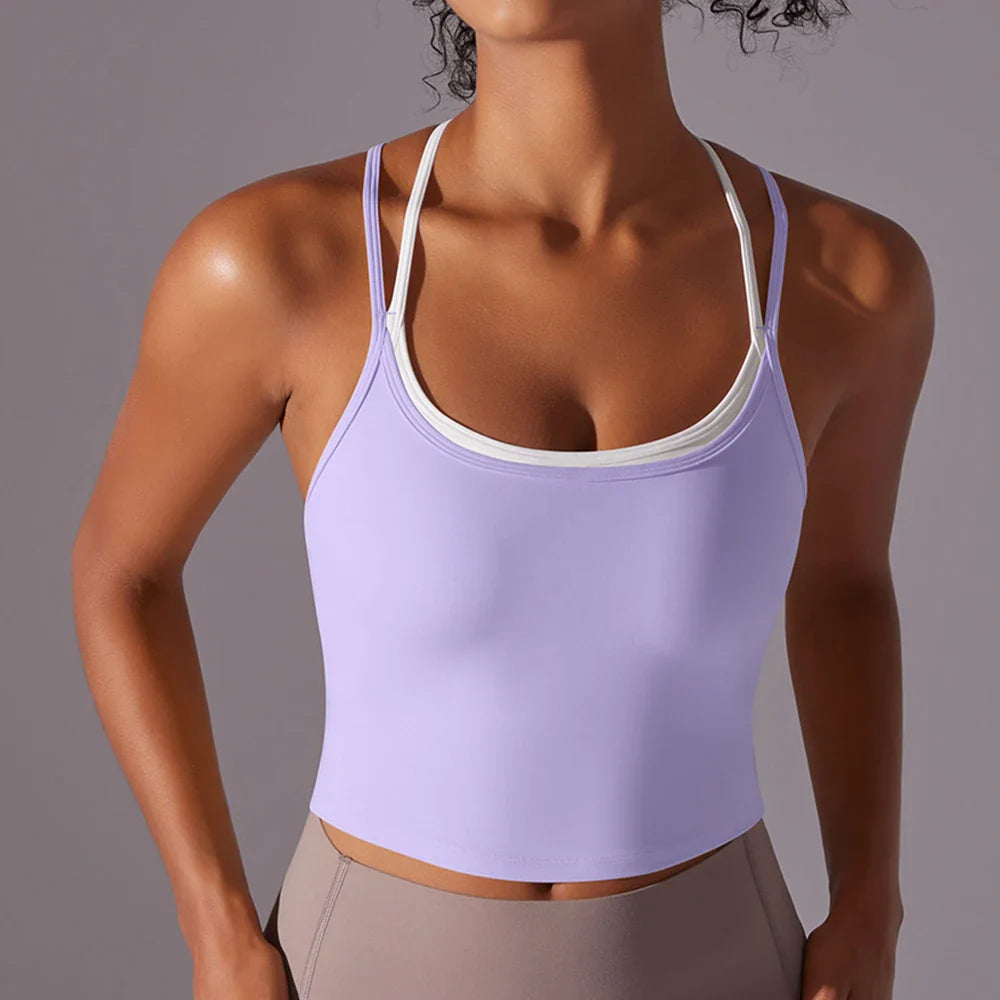 Women's Padded Sports Bra Yoga Top