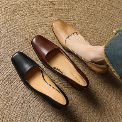 Diara Genuine Leather Heels