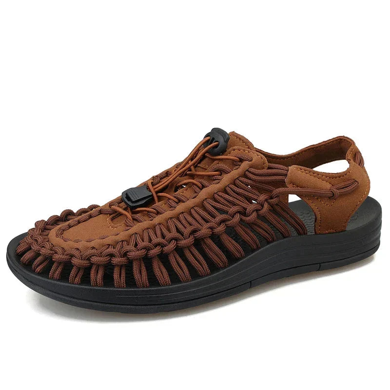 Kairo | Flex-Knit Sport Sandals – Braided Cord Design with Cushioned Sole