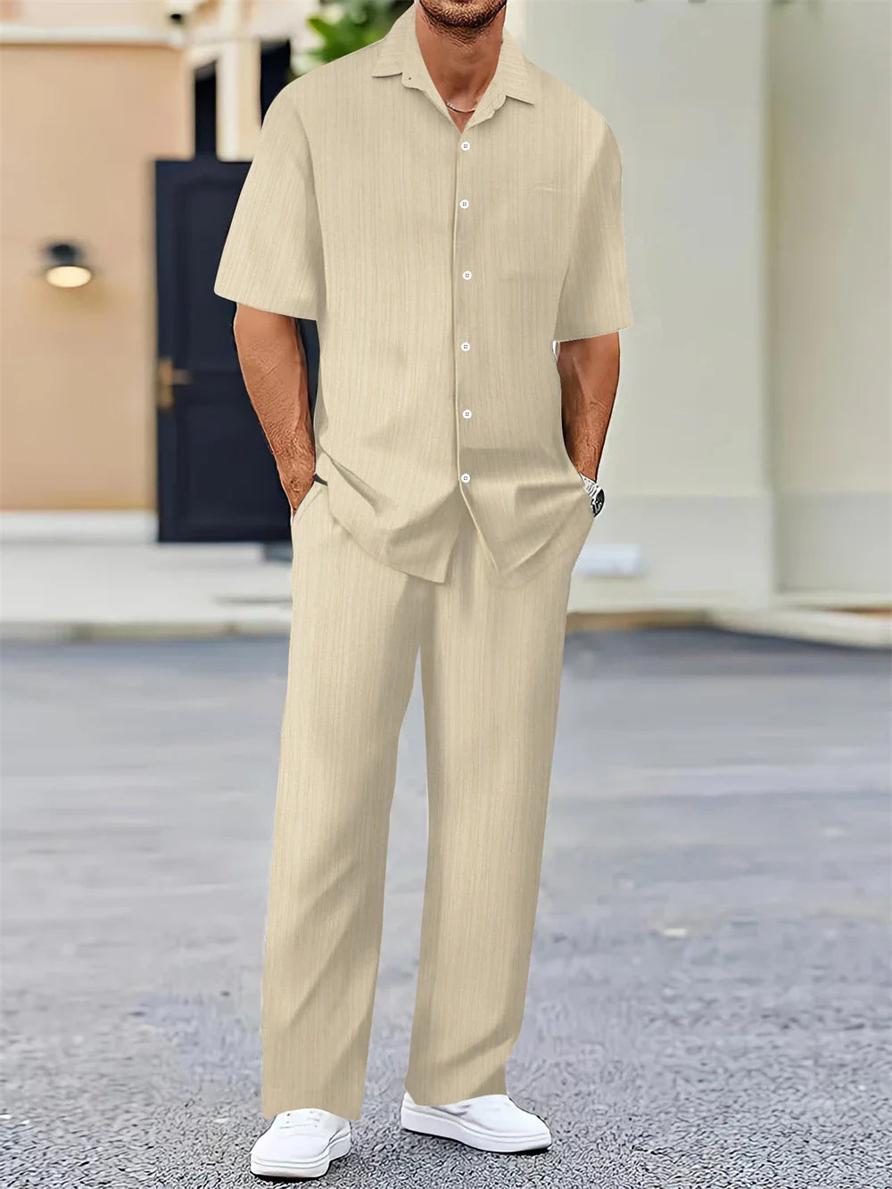 Men's Lightweight Office Wear Set