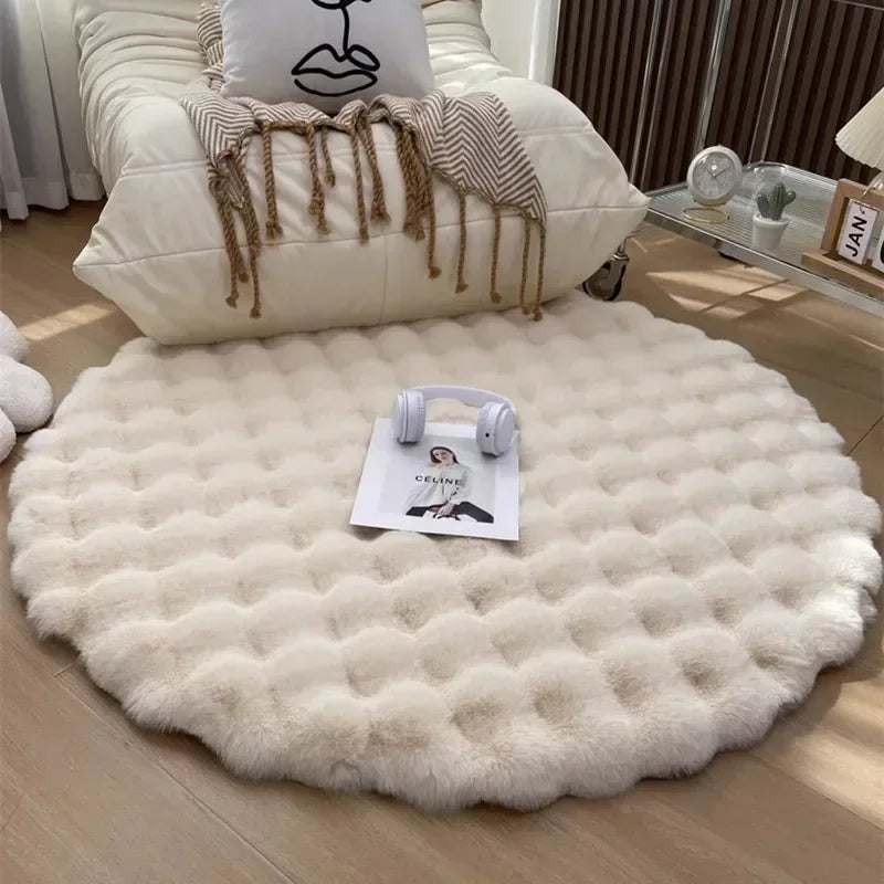 Soft Circle Mat in Scandinavian Design - BritishElegance