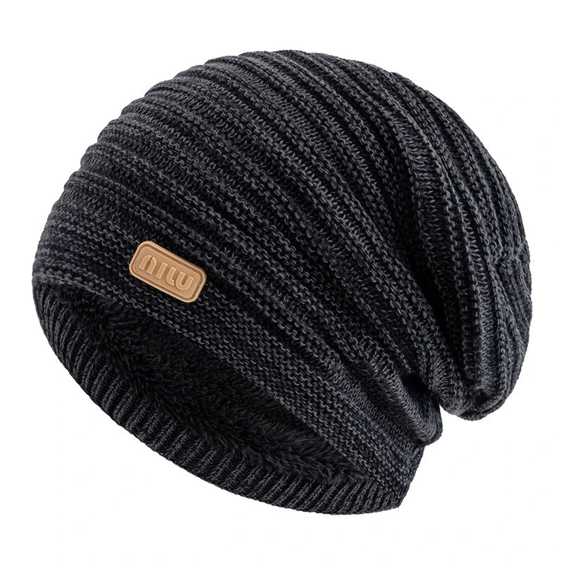 Casual Stripe Warm Winter Hat