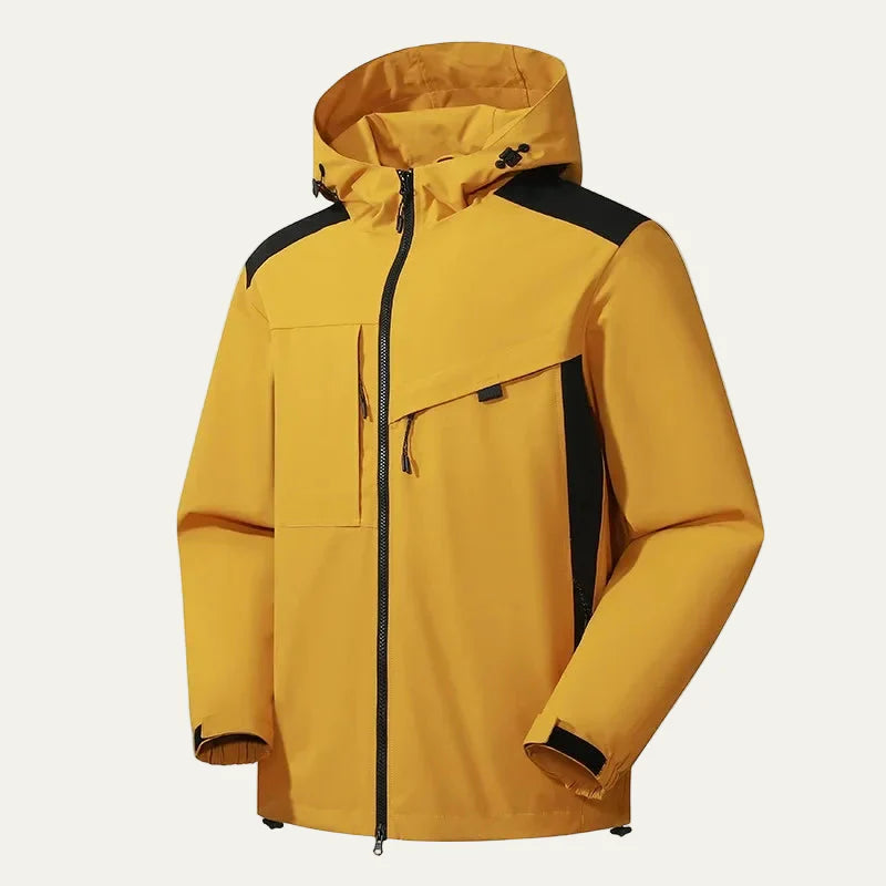 Men’s Minimalist Casual Hooded Technical Jacket
