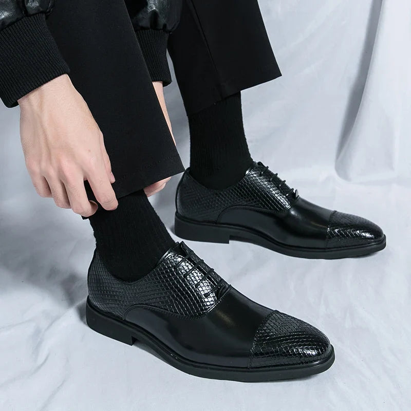 Slyther Genuine Leather Brogues
