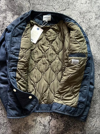 Classic Heavyweight Crew Neck Jacket For Men - BritishElegance