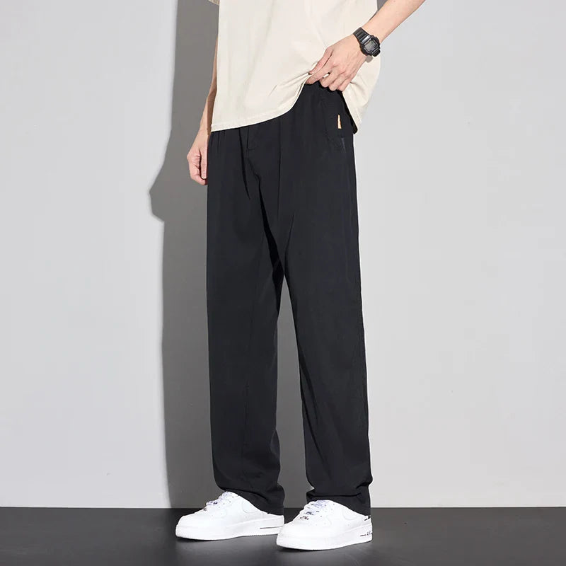 Men's Cool Summer Trousers - Comfortable Stretch Pants