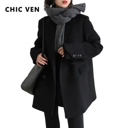 Warm Winter Wool Coat for Ladies - BritishElegance