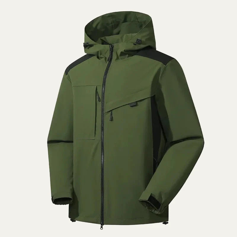 Men’s Minimalist Casual Hooded Technical Jacket