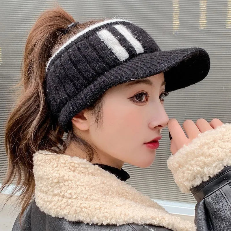 Warm Women's Cable Knit Hat